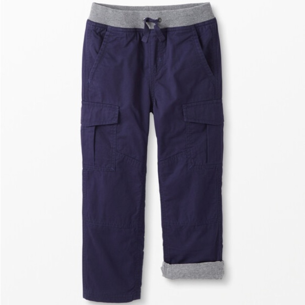 Hanna Andersson Boys Lined Cargo Pants Size 5